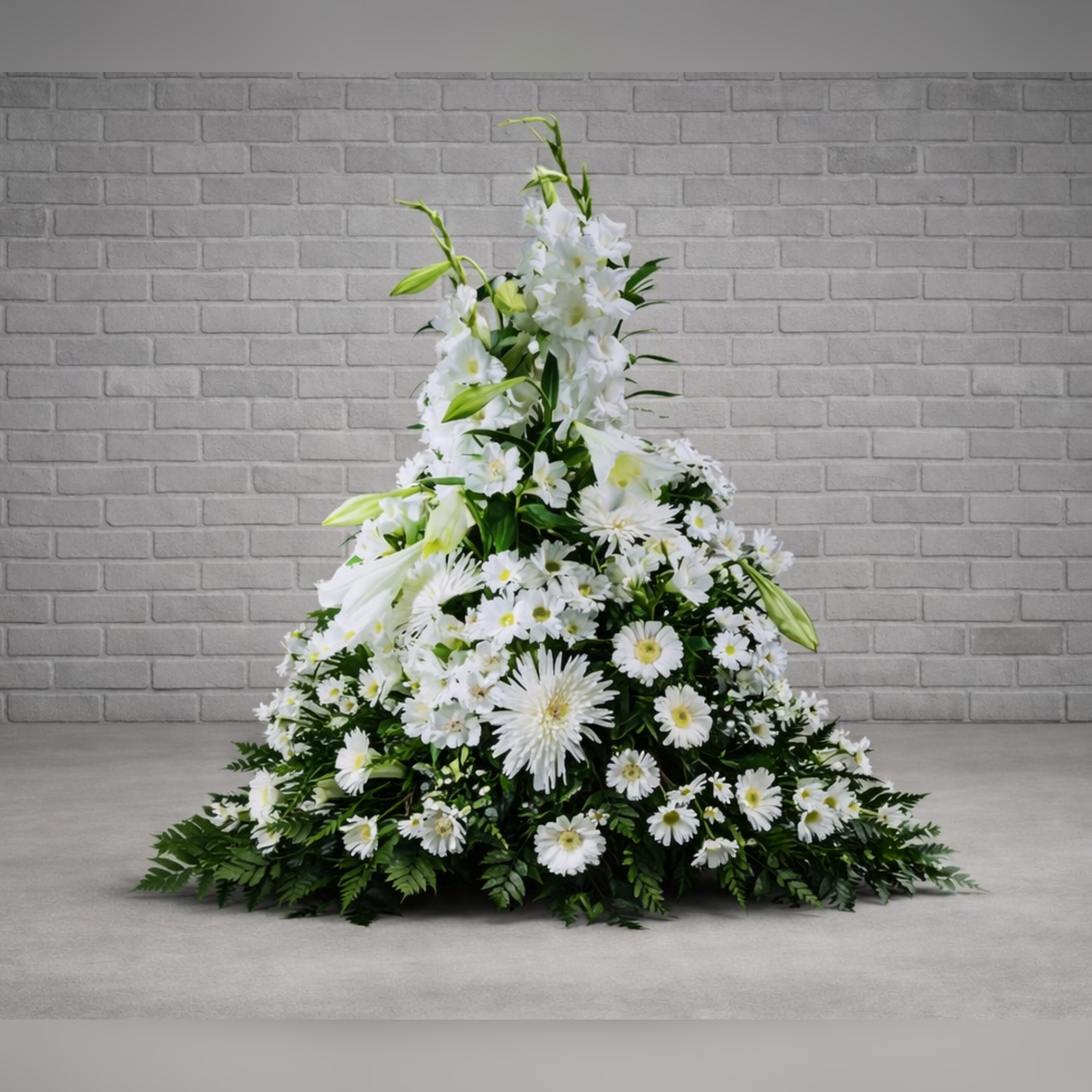 Centro fúnebre en alto y blancos Zaragoza